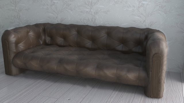 sofa 3D 模型 .c4d .max .obj .3ds .fbx .stl .blend 
