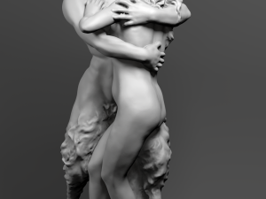 pan - the god of the wild - with hisual power 3D-printmodel