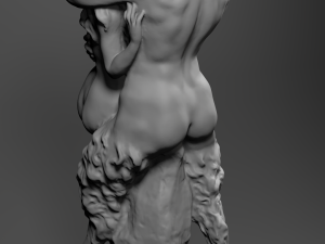 pan - the god of the wild - with hisual power 3D Baskı Modeli