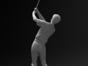 male golfer statue 3D Принт Модель