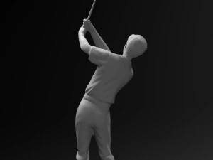 male golfer statue 3D Print Model