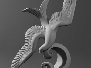 scultura di uccelli Modello di stampa 3D