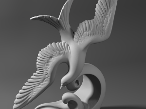 bird sculpture 3D Принт Модель