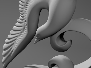 bird sculpture 3D Принт Модель