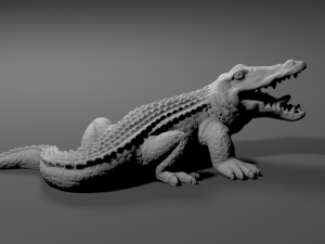 alligator - crocodile Model do druku 3D