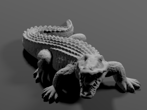 alligator - crocodile Model do druku 3D