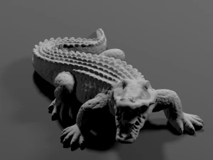 alligator - crocodile 3D Print Model