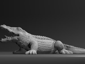 alligator - crocodile Model do druku 3D