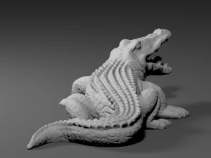 alligator - crocodile 3D Print Model