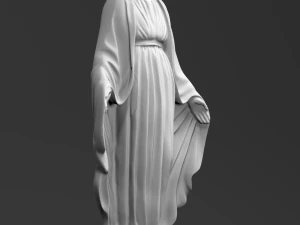 virgin mary statue 3D Model