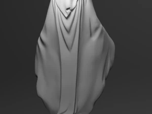 virgin mary statue 3D Model