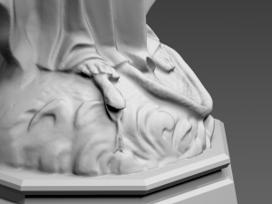 virgin mary statue 3D 모델