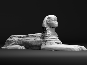 The Great Sphinx of Giza 3D-printmodel
