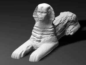 The Great Sphinx of Giza 3D-printmodel