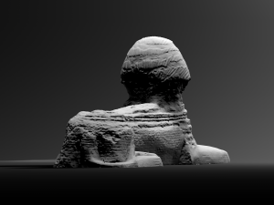 The Great Sphinx of Giza 3D-printmodel