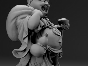 Maitreya - Happy Buddha - Laughing Buddha - Budai 3Dプリントモデル