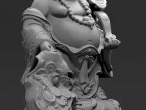 Maitreya 2 - Happy Buddha - Laughing Buddha - Budai Modelo de Impressão 3D