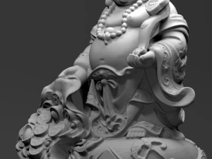 Maitreya 2 - Happy Buddha - Laughing Buddha - Budai 3D Print Model