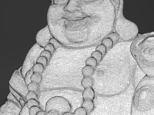 Maitreya 2 - Happy Buddha - Laughing Buddha - Budai Modelo de Impressão 3D