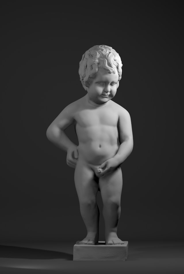 Peeing boy 3Dプリントモデル .c4d .max .obj .3ds .fbx .stl .blend 