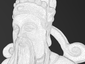 Fu Lu Shou - the Gods of Prosperity Status and Longevity Model Cetak 3D