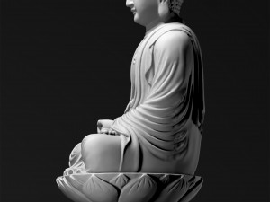 Sitting Buddha 3D 프린트 모델