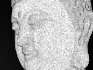 Sitting Buddha 3D Print Model