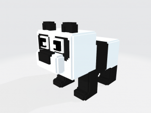 voxel animal low-poly 3D Модель