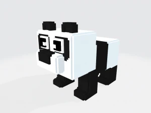 voxel animal low-poly Modèle 3D