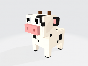 voxel animal low-poly 3D Модель