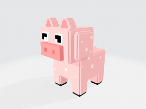 voxel animal low-poly 3D Модель