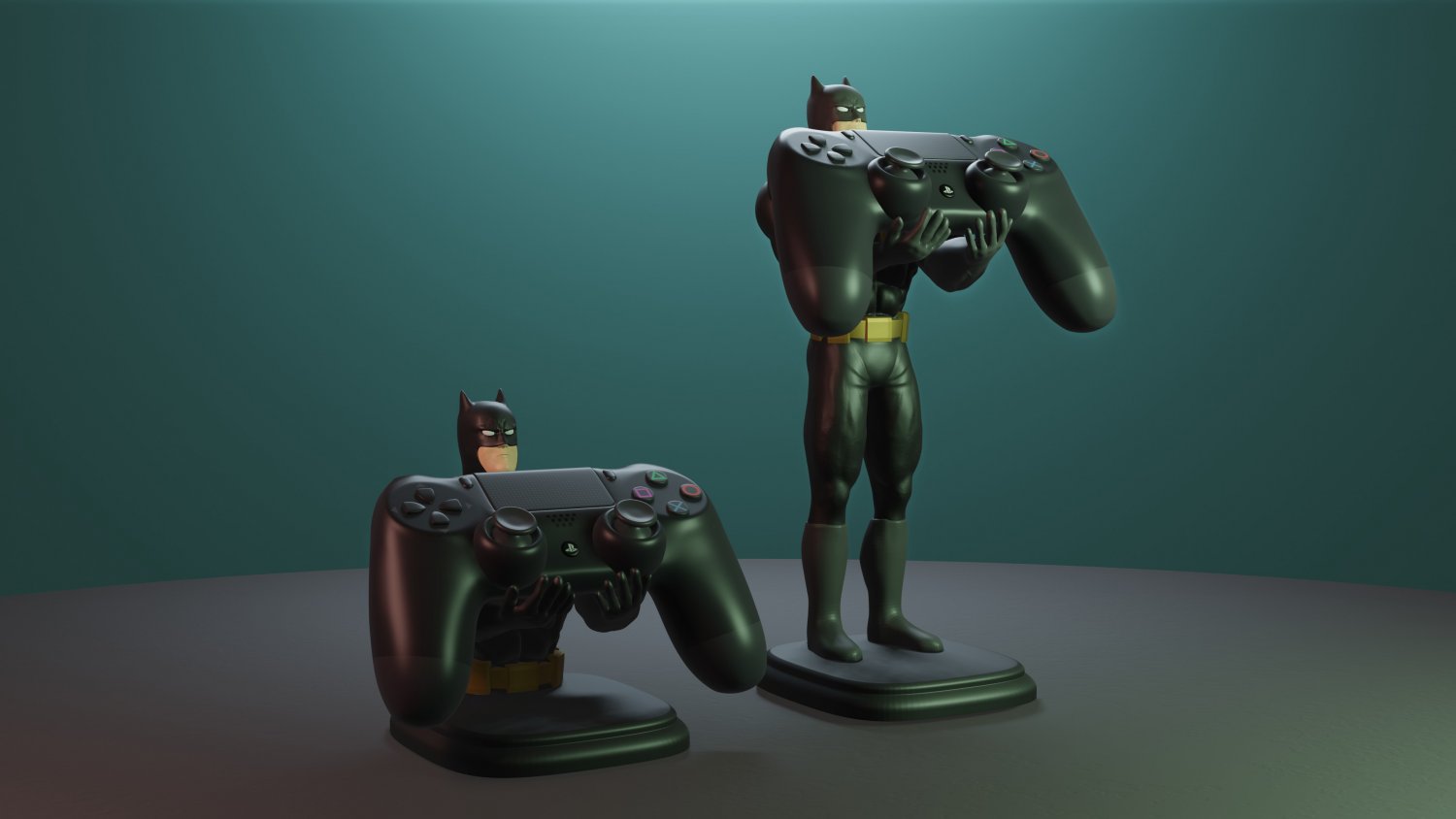 OBJ file Playstation 5 Controller Stand BATMAN 🎮・3D printing design to  download・Cults