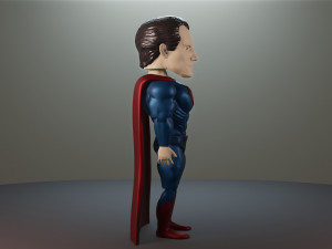 superman articulado Model Cetak 3D