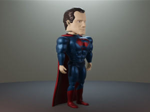 superman articulado Model Cetak 3D