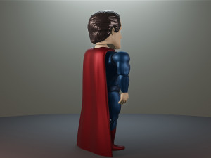 superman articulado Model Cetak 3D