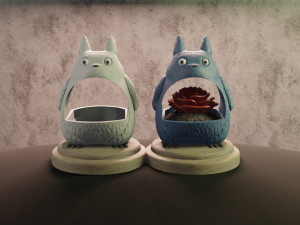 planter totoro 3D प्रिंट मॉडल