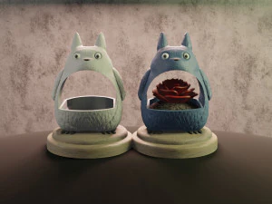 Pflanzer Totoro 3D Druckmodell