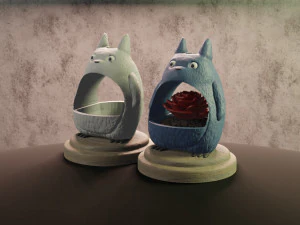 planter totoro 3D Print Model
