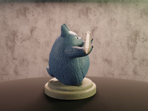 totoro porta pluma Model Cetak 3D