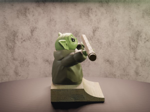 baby yoda porta lapicero 3D-printmodel