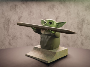 baby yoda porta lapicero 3D-printmodel