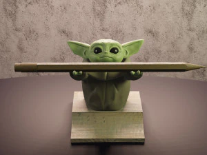 baby yoda porta lapicero Modelo de Impressão 3D
