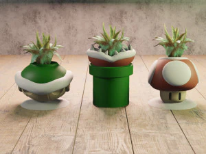 plantenbak nintendo 3D printmodel