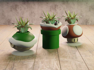 planter nintendo 3D Print Model