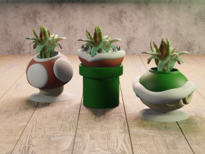 planter nintendo 3D 프린트 모델
