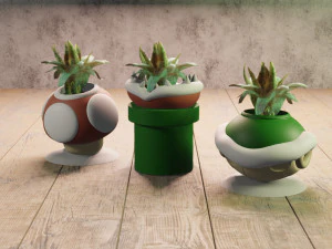 planter nintendo 3D Print Model
