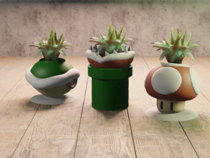 planter nintendo 3D Print Model