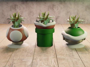 planter nintendo 3D Print Model