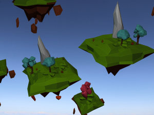 low poly game ready forest pack 3D 模型