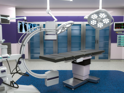 Hospital Interior- Operating Room 3D 模型